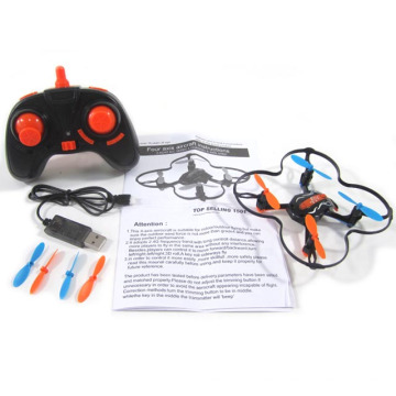 Drone RC quadricóptero RC 2.4G pequeno e barato com USB giroscópio de 6 eixos